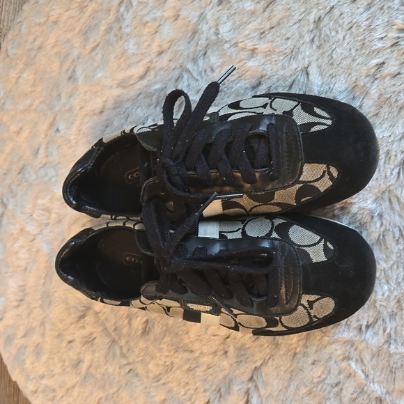 Coach Grey/Black Sneakers, Women's Size 7M, Great Condition - Picture 7 of 10